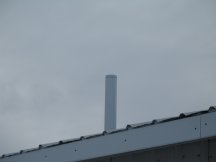 Chimney from the outside